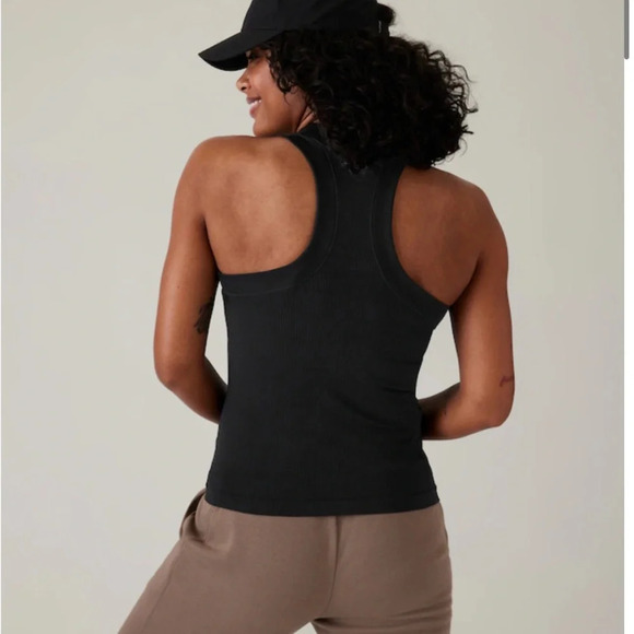 NWT athleta racerback unstinkable tank size XS. BLACK - Picture 2 of 7
